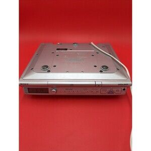 Sony ICF-CD543RM Space Saver CD Player Radio Clock Under Cabinet Mega Bass Works